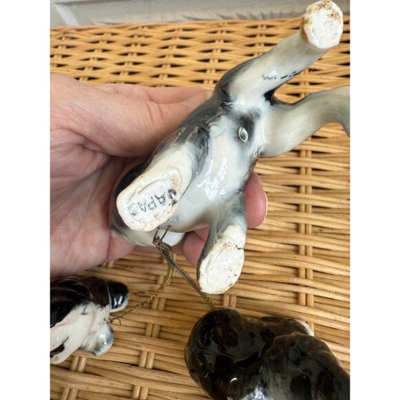 Vintage 50's Ceramic Mother Cat Kitty With Kittens on Chain Kitschy - Picture 6 of 10